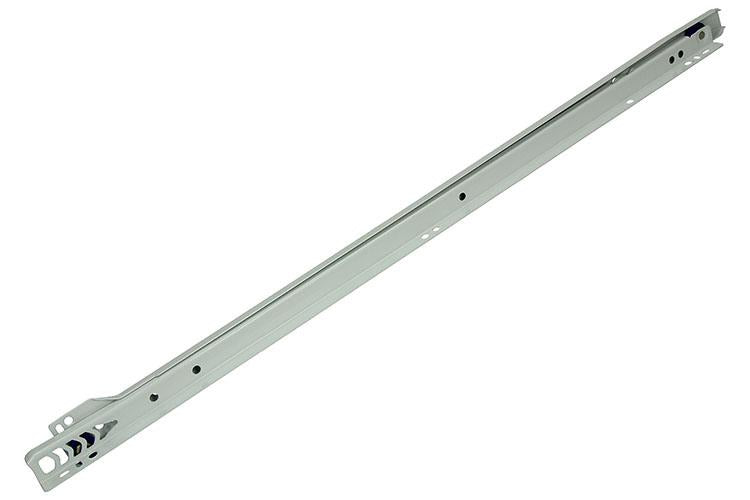 1013693 - paire de guides de tiroir roulants blanc 25kg 60cm | 5 pièces
