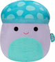 Squishmallows - pyle le champignon bleu violet peluche 40 cm
