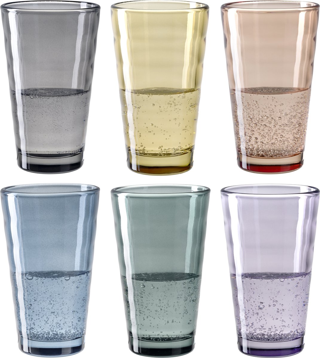 Verre à long drink Leonardo verso 300ml assorti - set 6