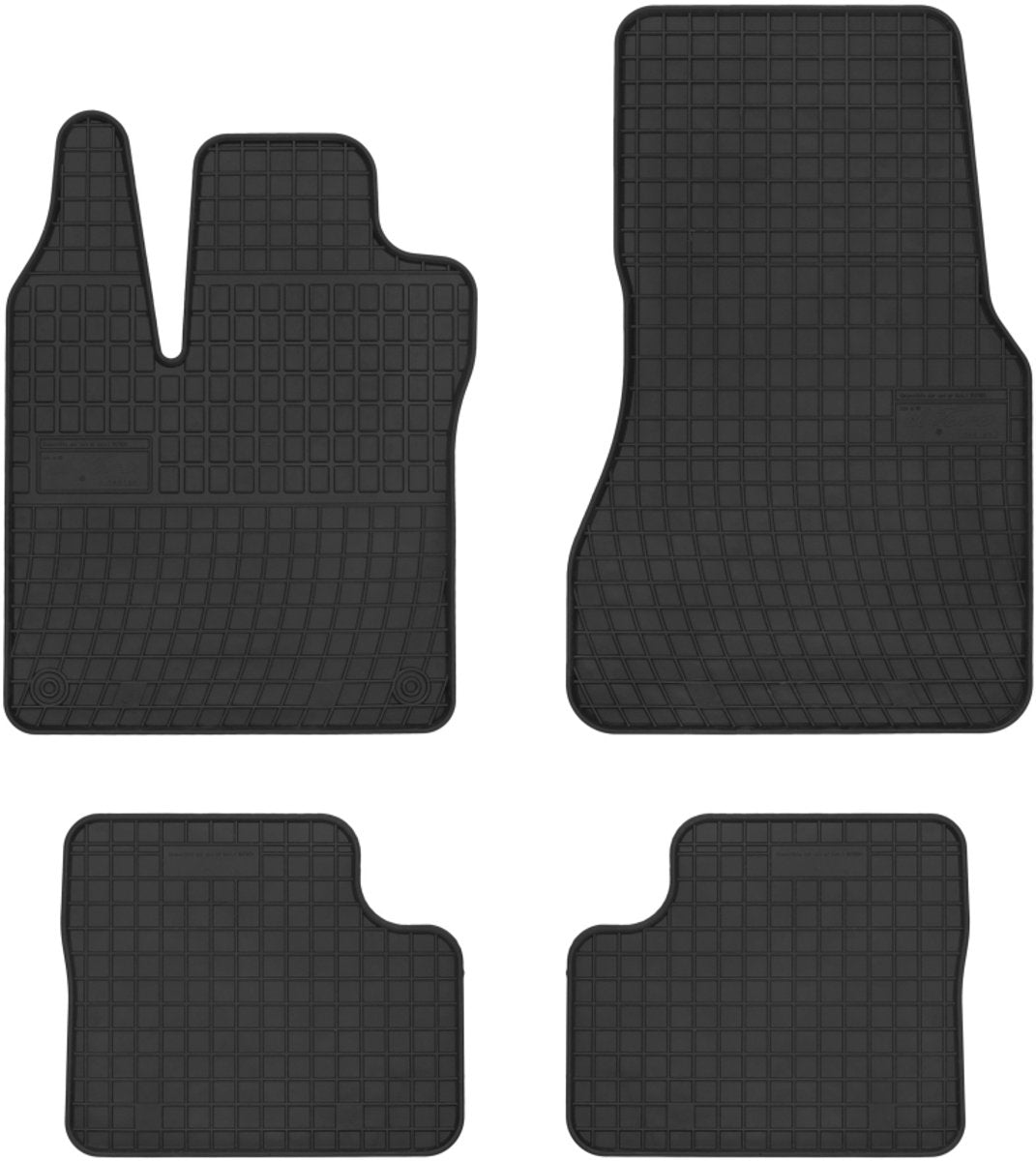 Tapis en caoutchouc Frogum smart forfour 2014-2021 -