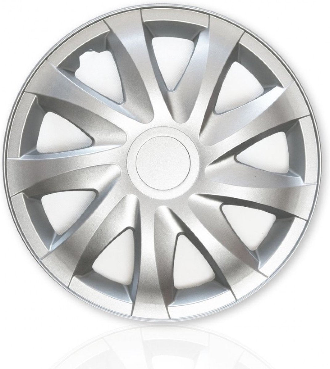 Nrm Draco - enjoliveurs - 15 pouces ensemble de 4 pièces - argent