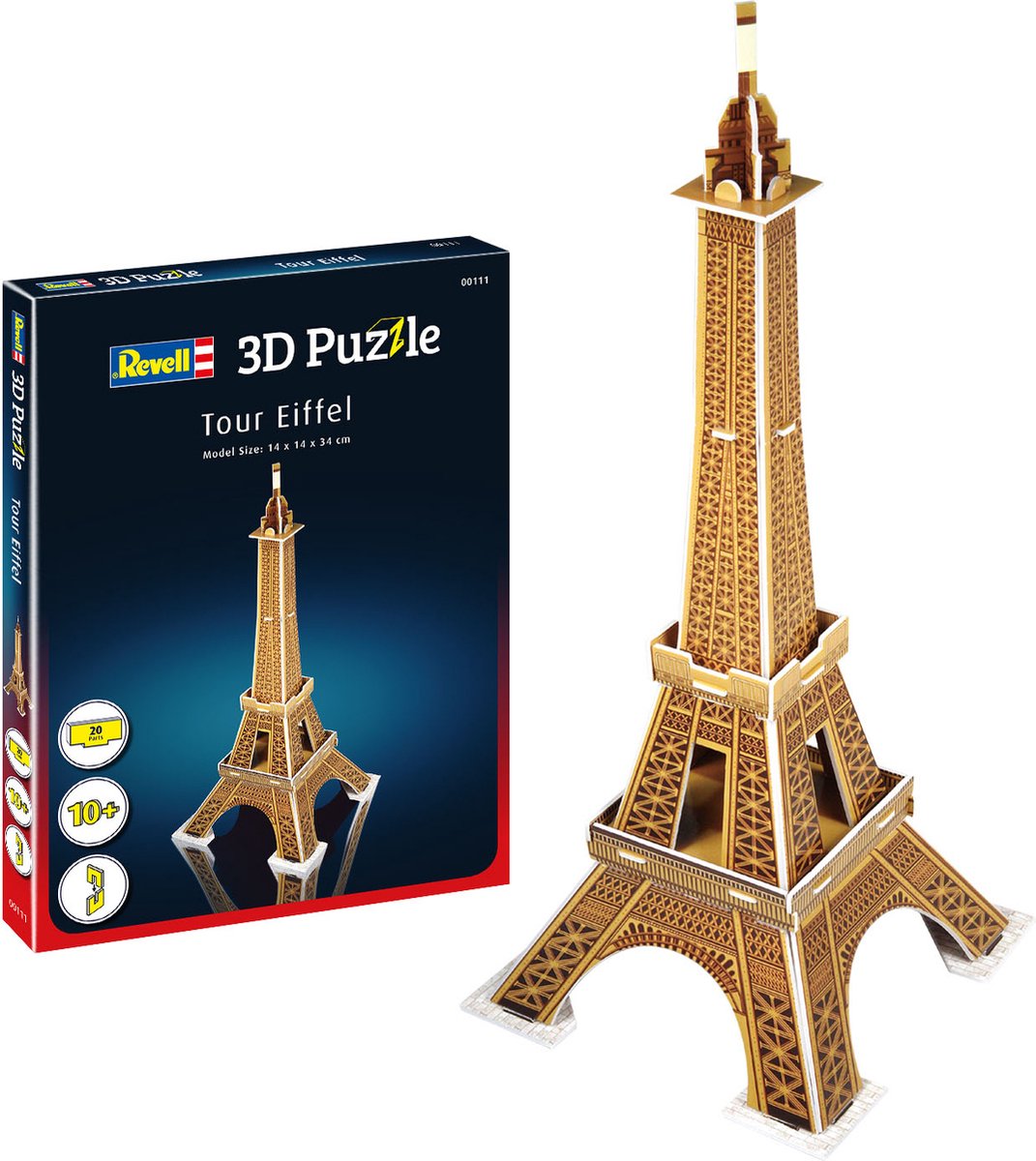 Revell 3d Puzzle Building Kit Eiffel Tower