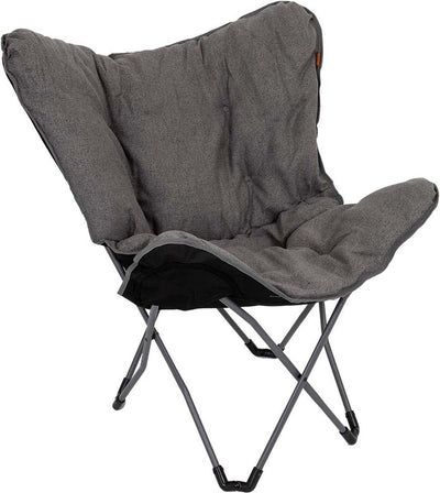 Bo-camp - urban outdoor - chaise papillon - grainger - l - nika - gris