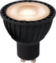 Lucide mr16 - lampe led - ø 5 cm - led - gu10 - 1x5w 2700k - capteur jour nuit - noir