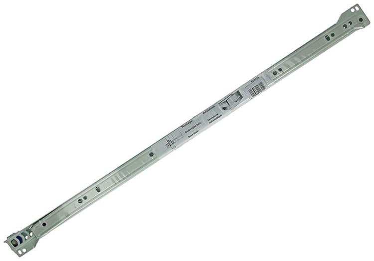 1013693 - paire de guides de tiroir roulants blanc 25kg 60cm | 5 pièces