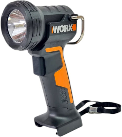 Worx wx 025.9 lampe de poche LED à batterie 20 v 160 350 lm solo - sans batterie, sans chargeur