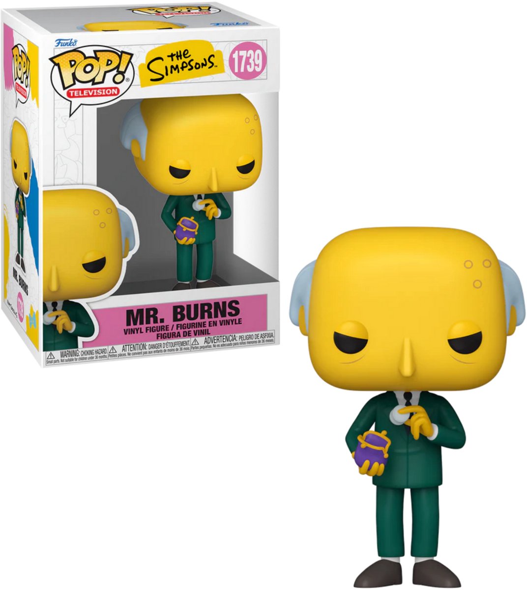 Les Simpsons Mr. Burns Vinyl Figure 1739 Unisexe Funko Pop! - neutre - standard