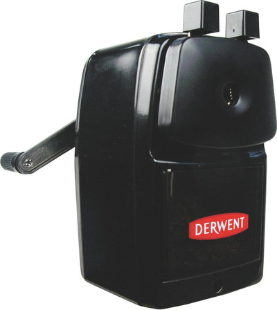 Taille-crayon manuel Derwent Super Point avec accessoire de bureau