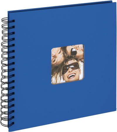 Walther sa-108-z fun - album à spirales - taille 26 x 25 cm - bleu roi