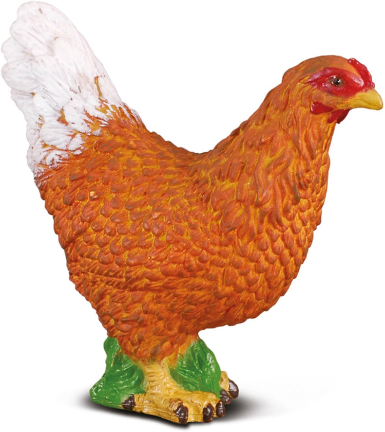 Figurine Collecta - poulet -(s) - animaux de la ferme - peint à la main - miniature
