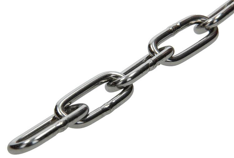 1015116 - kett. acier inoxydable sch. long din5685-1ø 5mm l 35mm 15m wwl 125 kg | 15 pièces