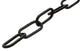 Mack 1015125 - chaîne décorative noir plat ø 3mm l 29mm 2m | 5 pièces