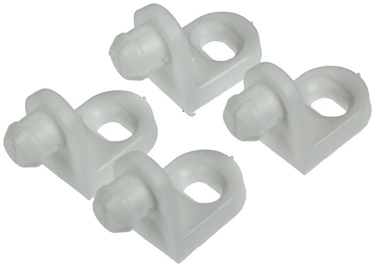 Mack 1013909 - 4 connecteurs muraux arrière blanc | 5 pièces