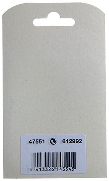 Mack 1013909 - 4 connecteurs muraux arrière blanc | 5 pièces