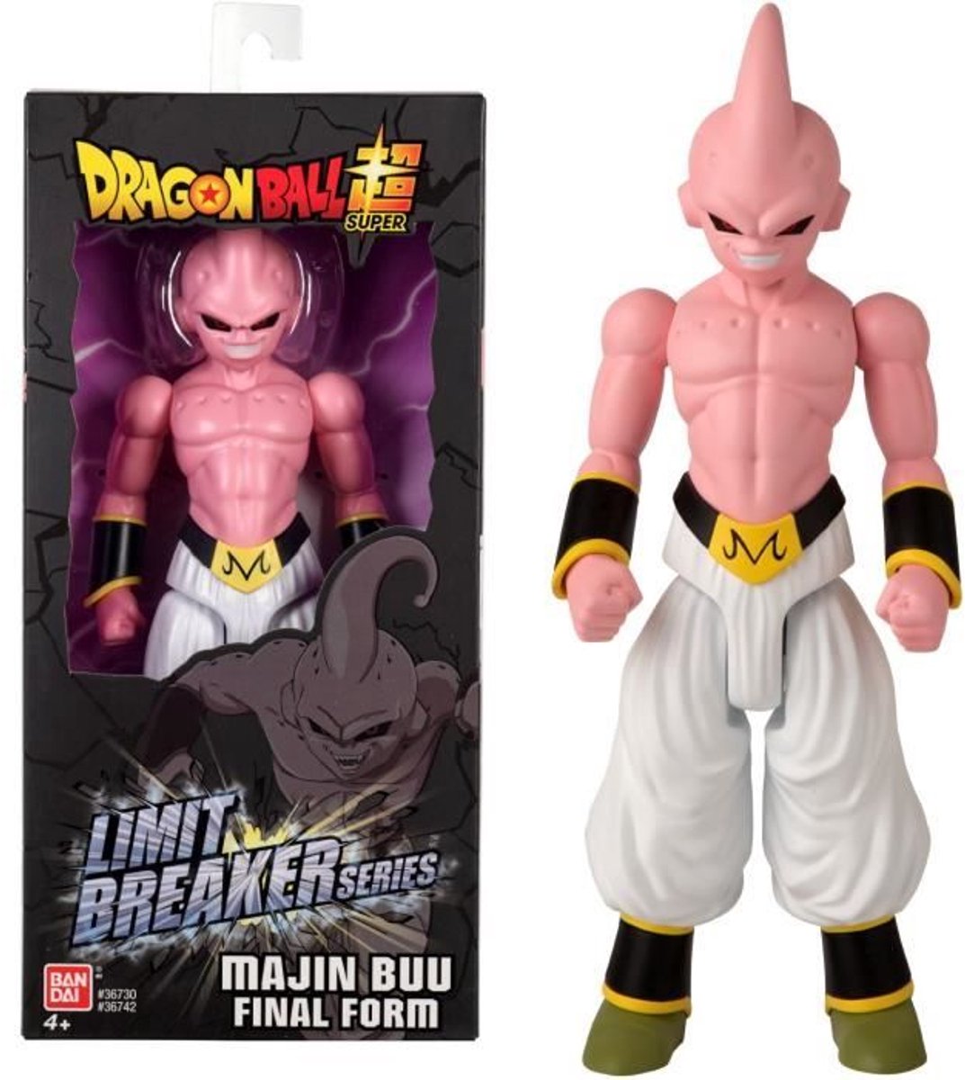 Bandai - dragon ball - figurine géante de disjoncteur de limite - majin buu - sous licence officielle - figurine majin buu - 36742