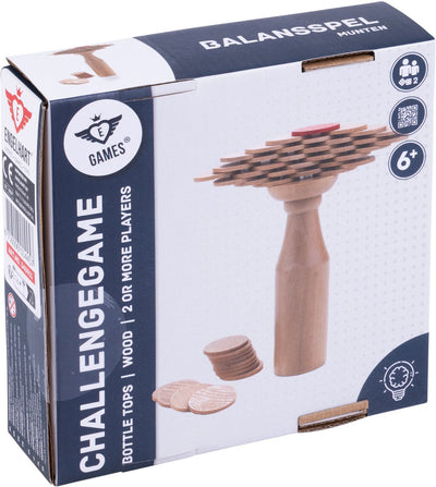 Jeu d'équilibre Longfield avec pièces de monnaie - Jeu pour 2 joueurs ou plus - Coordination œil-main - Jeu d'adresse pour enfants et adultes - Coeur d'ange