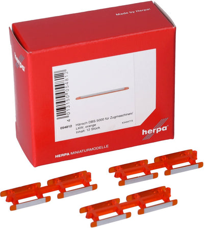 Herpa hänsch dbs 5000 camion à poutre pivotante, orange (12 pcs.)
