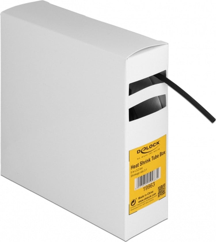 Delock 19963 gaine thermorétractable noir 3 mm rapport de rétraction: 3:1 1 pièce(s)