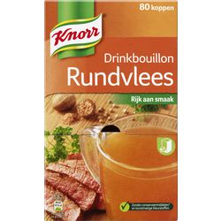 Bouillon à boire Knorr boeuf 80 pièces
