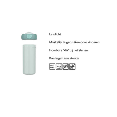 Campus de la tasse à école du Mepal 300 ml - Bleu frais
