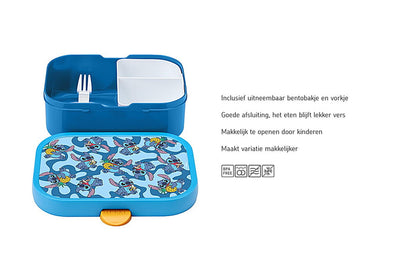Mépal Campus Lunchbox Stitch Blue