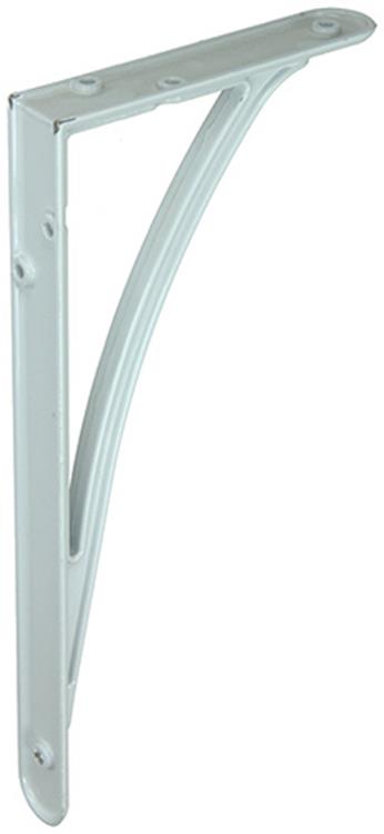 1015317 - semelle conique renforcée alu blanc 250x125 mm | 6 pièces