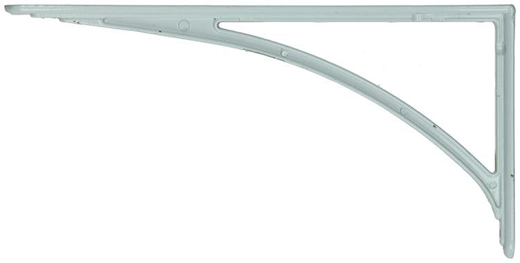 1015318 - semelle conique renforcée alu blanc 300x150 mm | 6 pièces