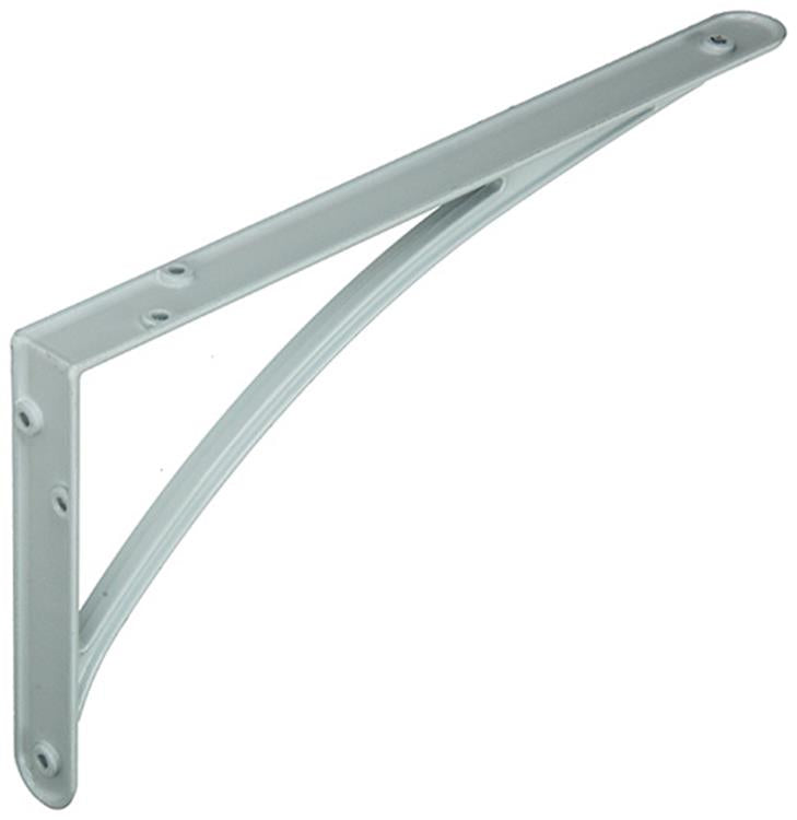 1015318 - semelle conique renforcée alu blanc 300x150 mm | 6 pièces