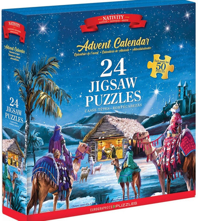 Eurographics - calendrier de l'avent, crèche [calendrier de l'avent, crèche] - macneil studio - 24×50 pièces 12,5×12,5cm (l×h) - calendrier de l'avent
