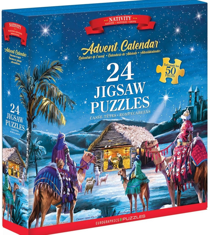 Eurographics - calendrier de l'avent, crèche [calendrier de l'avent, crèche] - macneil studio - 24×50 pièces 12,5×12,5cm (l×h) - calendrier de l'avent