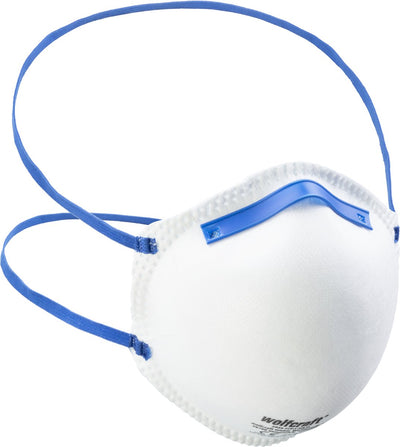 Wolfcraft - masque anti-poussière - 15 pièces - masques anti-poussière préformés ffp2 - 4946000
