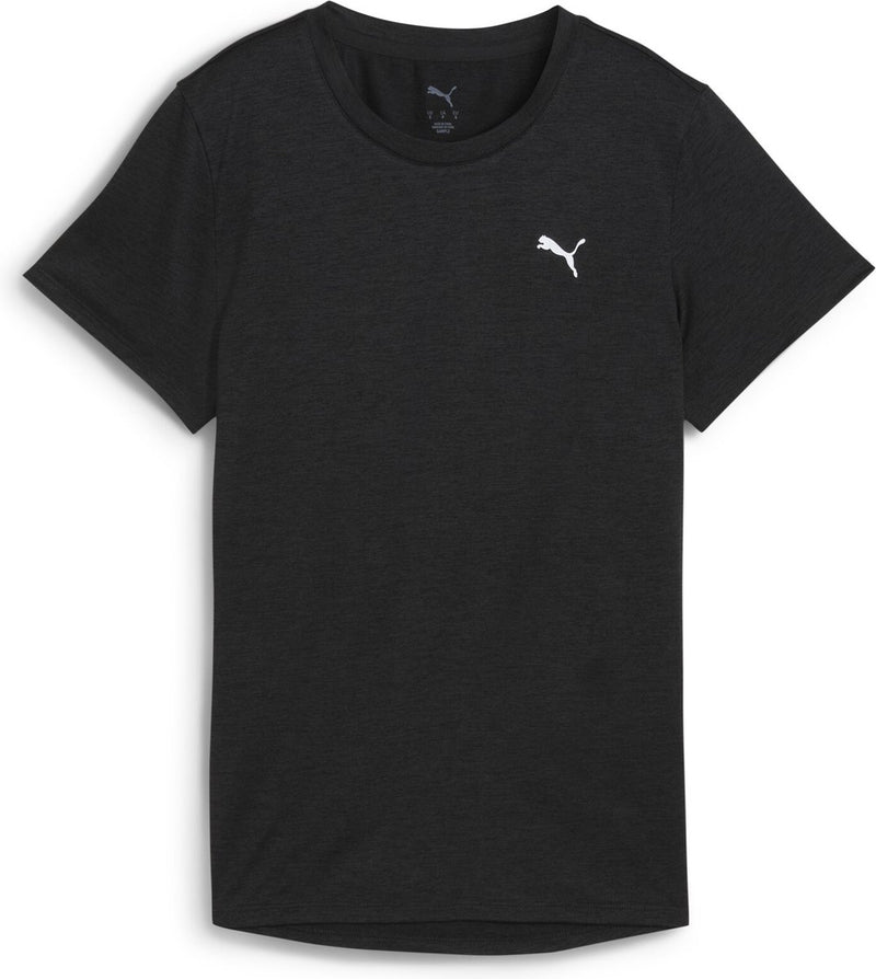 Puma w tad essential heather tee chemise de sport femme - noir chiné