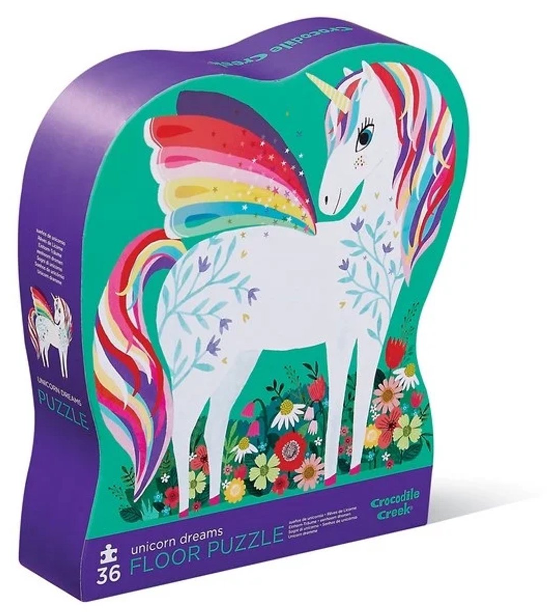 Crocodile Creek Cardboard Puzzle de la licorne 36 pièces
