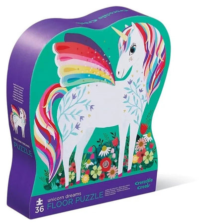 Crocodile Creek Cardboard Puzzle de la licorne 36 pièces