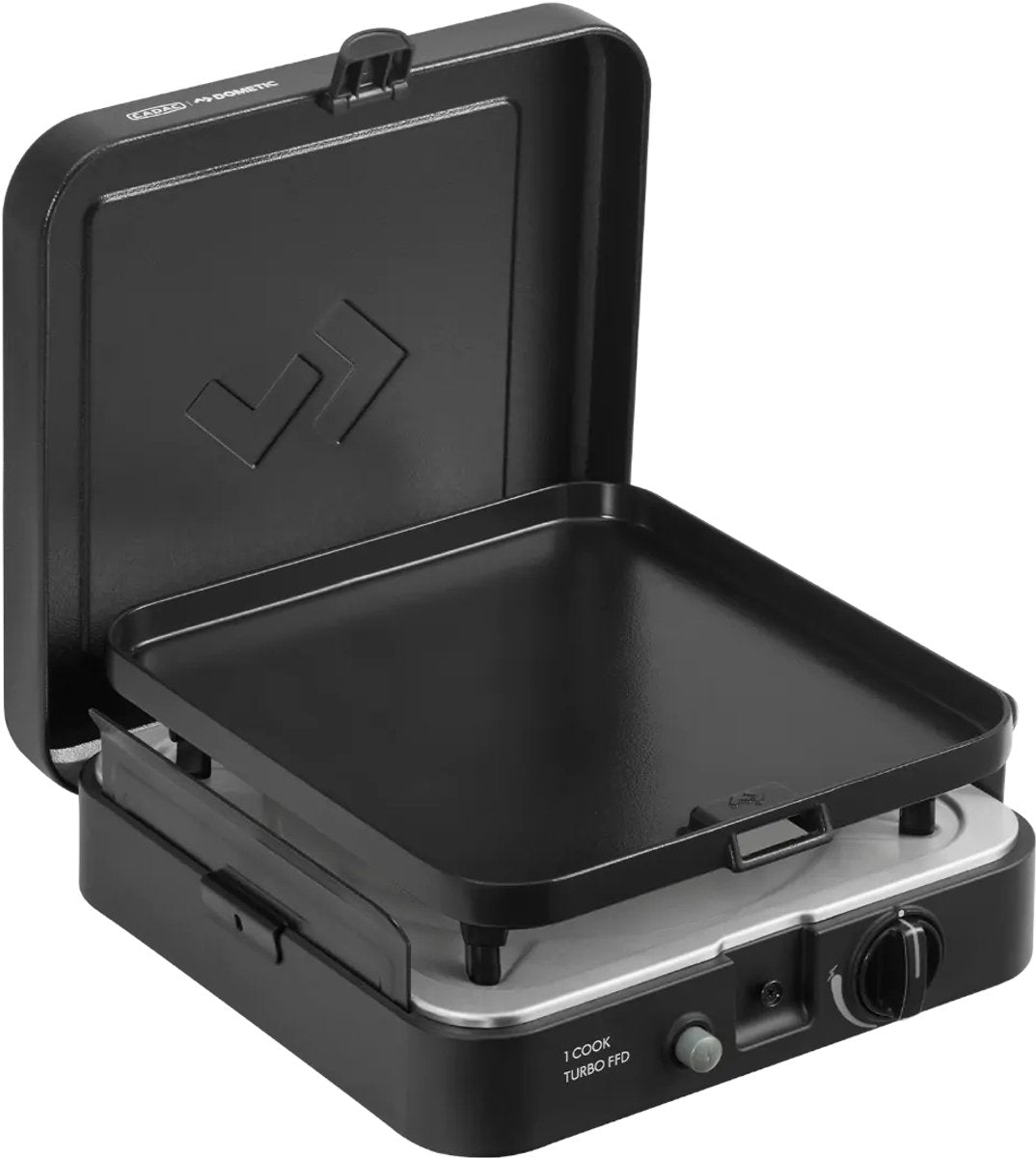 Cadac | dometic - 1 cuisinier turbo ffd deluxe - plancha avec revêtement céramique