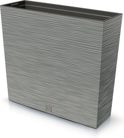 Prosperplast furu case tower - pot de fleurs avec insert - pour intérieur et extérieur - couleur béton (gris)
