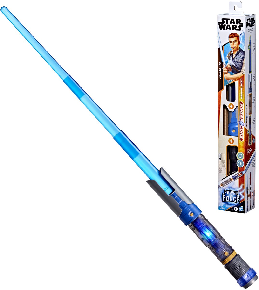 Hasbro star wars sabre laser forge kyber core cal kestis - sabre laser électronique
