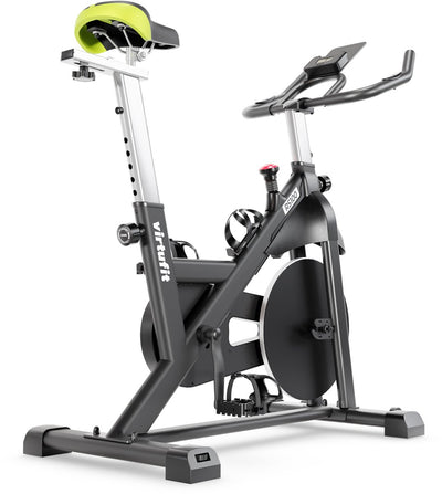 Vélo d'intérieur Virtufit RS100 - vélo d'intérieur - système de résistance magnétique - écran LCD - compatible Zwift Kinomap - avec support tablette - volant d'inertie 6 kg