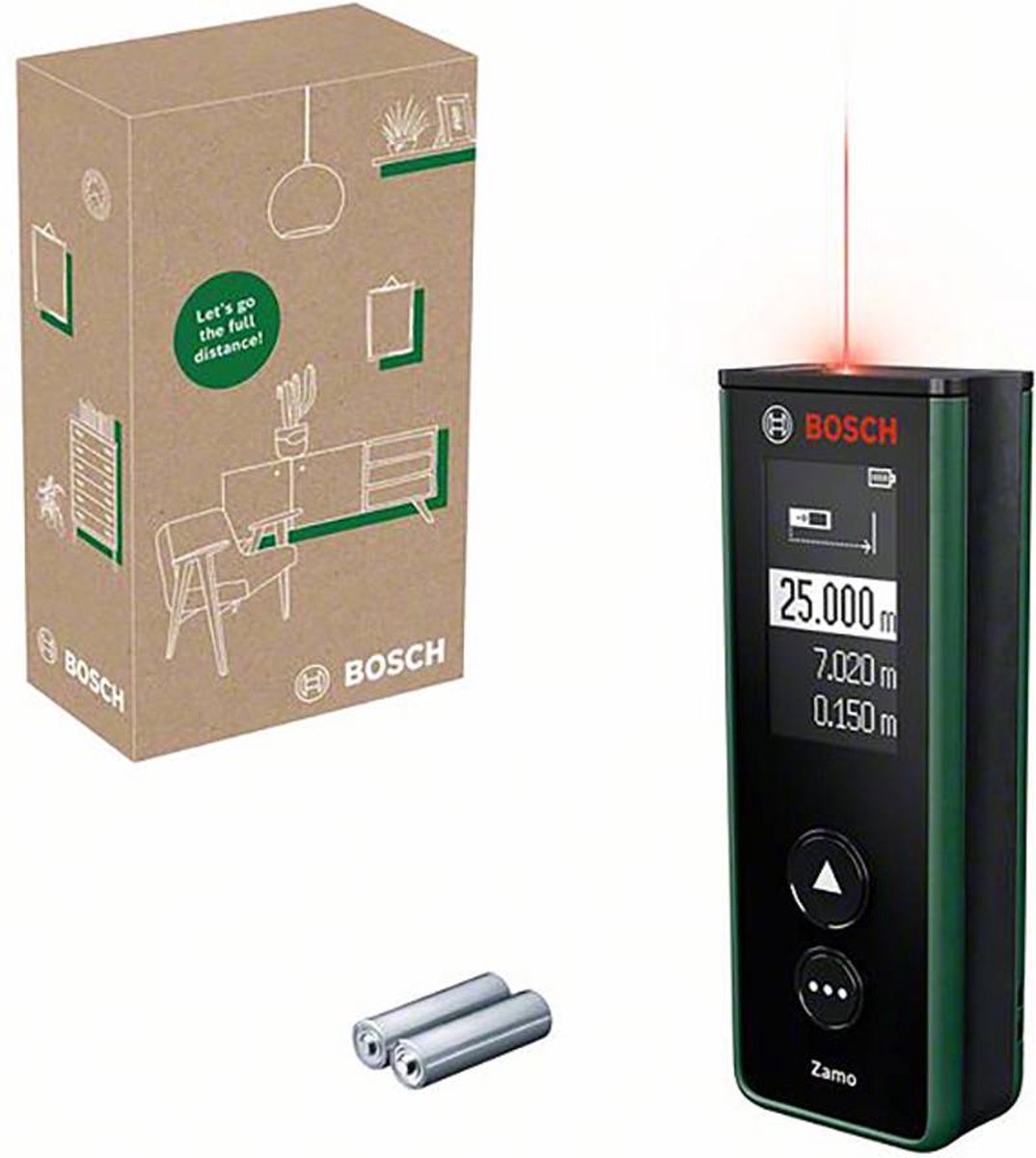 Bosch zamo - télémètre laser - avec piles