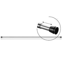 Rideau de douche blanc chromé 70 120cm