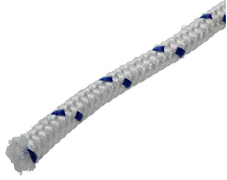 Mack 1013977 - pp tressé blanc bleu brin8mm 15m | 5 pièces