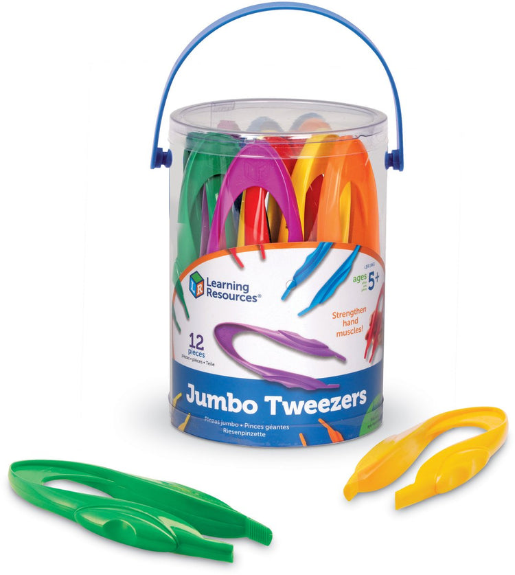 Learning resources Primary Science® Jumbo Tweezers™ (lot de 12) - grandes pinces