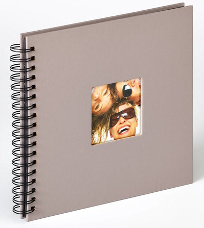 Walther sa-108-x fun - album à spirales - taille 26 x 25 cm - gris