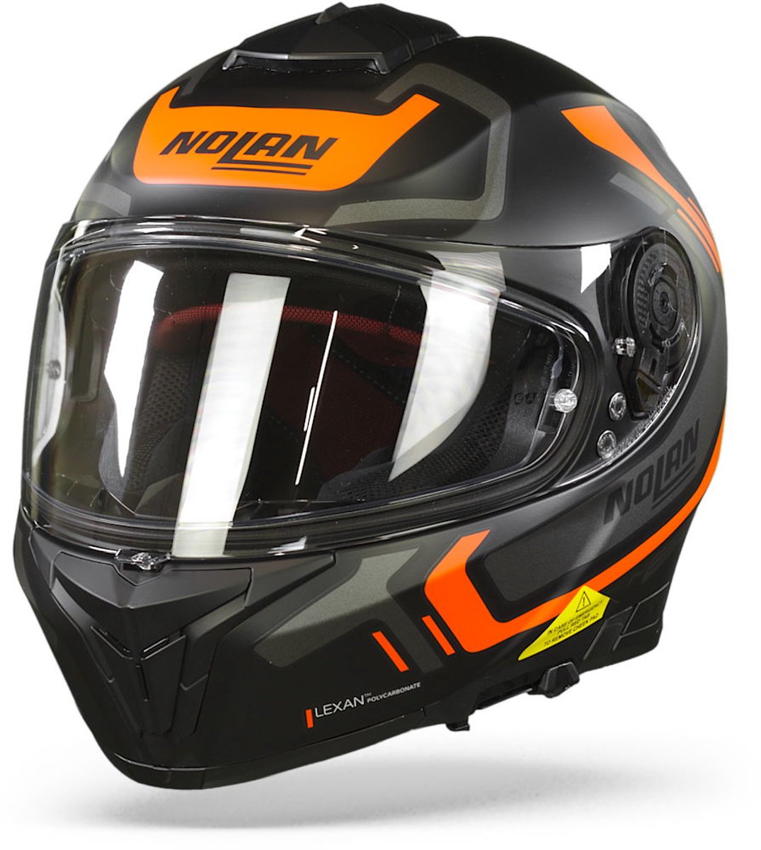 Nolan n80-8 ally n-com 41 plat noir orange l