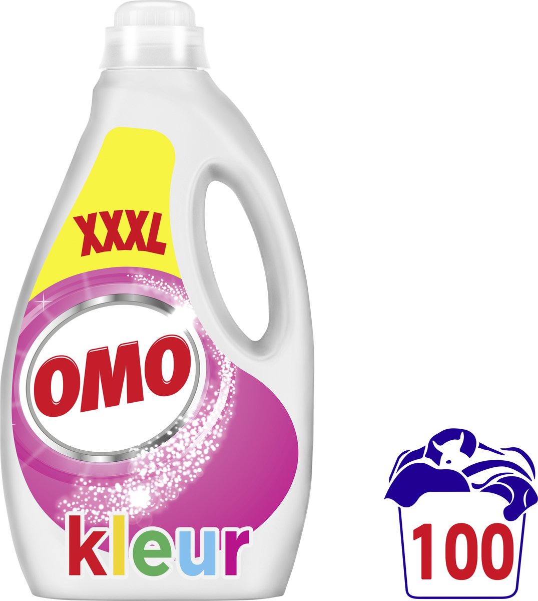 Omo color 100 lavages - bouteille de 5 litres
