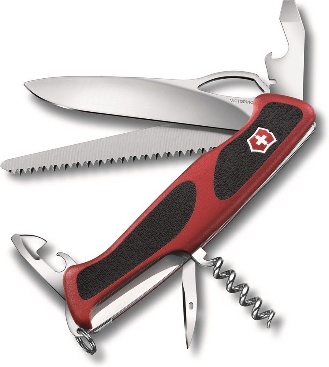 Victorinox victorinoc rangegrip 79 couteau de poche 12 fonctions rouge noir