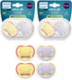 Philips avent ultra air – sucette respirante et légère (0-6 mois) – 4 pièces - scf087 20