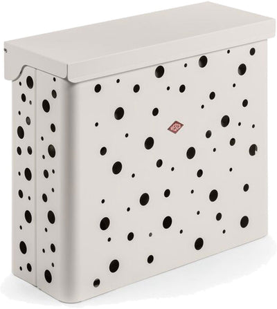 Wesco panier à linge duo 2 avec insert | 64 litres | boîte à linge duo (2x32 litres) | métal - sable mat | panier de lavage