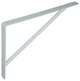 1013894 - support étagère renforcé blanc 250x400mm | 10 pièces