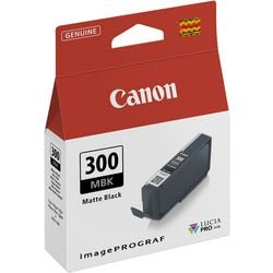Cartouche d'encre Canon PFI-300MBK noir mat
